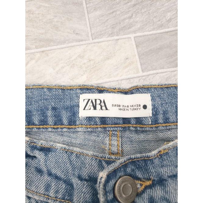 ◇ ZARA ザラ ボタンフライ ダメージ加工 デニム ジーンズ ◇ ZARA ザラ ボタンフライ ダメージ加工 デニム ジーンズ