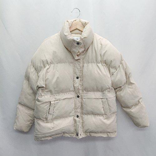 ◇ CREATIVE UNIQUE LAUGH 長袖 ダウンジャケット サイズL オフ