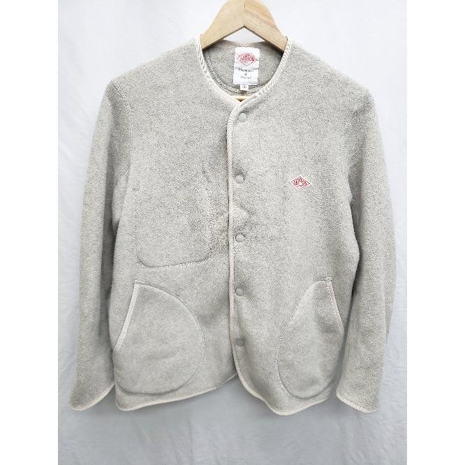 ◇ Danton ダントン ノーカラー フリース 長袖 ブルゾン ジャケット 