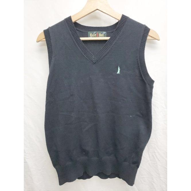 【未使用・タグ付】コットンモール2WAYニットベスト/ブラック セール】2WAYニットベスト（ニット/セーター）｜EKAL（エカル