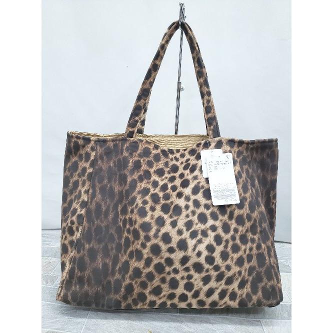 アパルトモンバザール アトリエサブロン　LEOPARD TOTE BAG アパルトモン【BAZAR ATELIER SABLON】レオパードトートバッグ