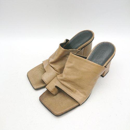 FAB IO RUSCONI】ファビオルスコーニ スクエアトゥサンダル 36