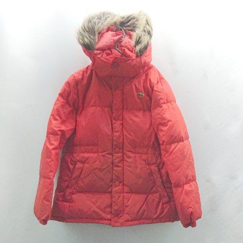 ◇ ⊇◎ LACOSTE フード付き ダウン70％ フェザー30％ 6K キッズ 長袖