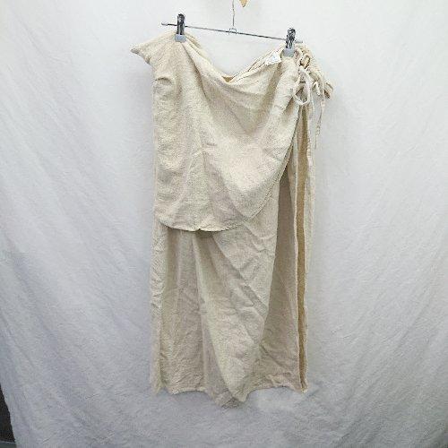 ◇ ⊂ Little $uzie リトルスージー 2way Linen Knot Skirt ロング 
