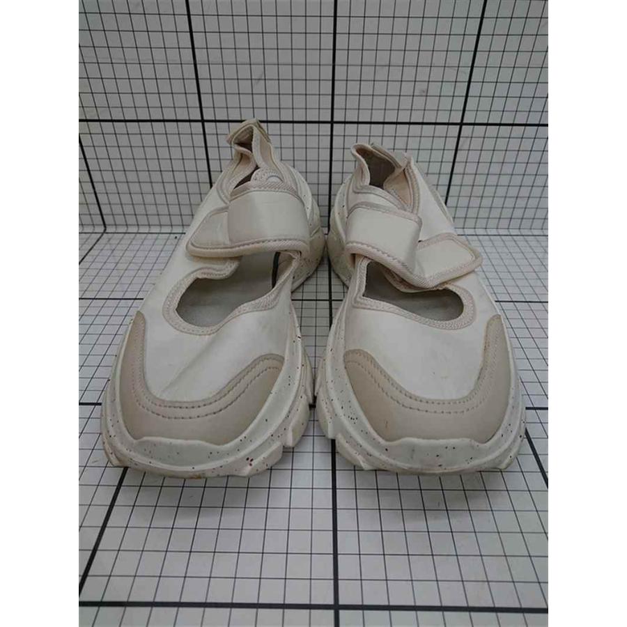 ◇ Θ 【ザラ ZARA】厚底 ベルクロ スニーカーサンダル ベージュ系 36