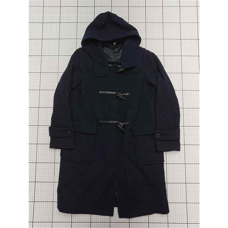 本日最終❋無印良品❋新品15000円の品 ウールダッフルコート フード付き ◇ ⊇ 【無印良品】ウール混ダッフルコート フード付き ネイビー系 M