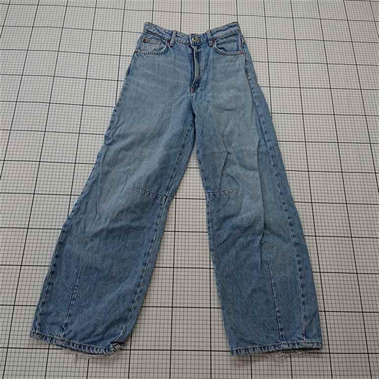 ◇ Θ ザラ ZARA デニムパンツ EUR32 レディース ライトブルー系 E 