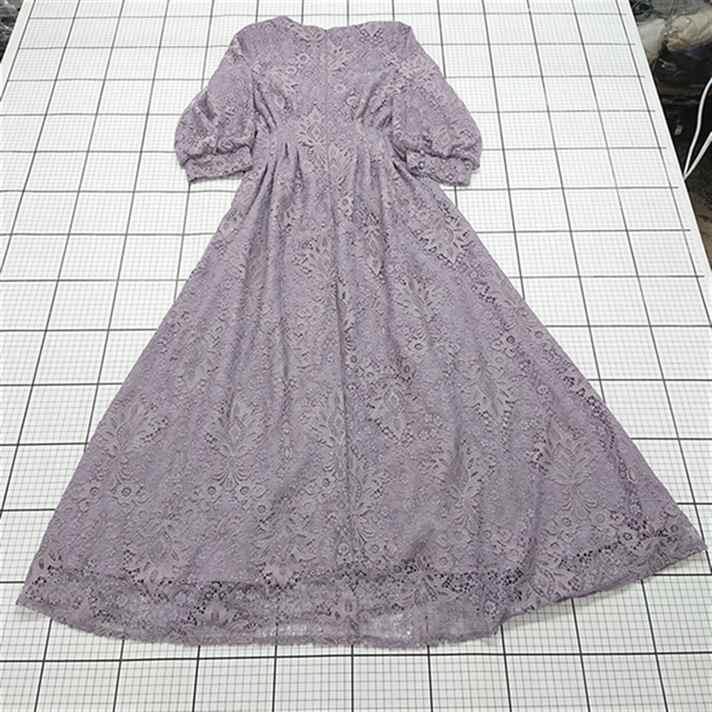 ◇ ⊂ ワンピース プールヴー POUR VOUS 544202012 レースロング 