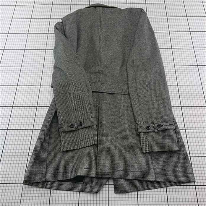 KK　TAKEO KIKUCHI ウールコート ◇ ⊇ タケオキクチ TAKEO KIKUCHI 千鳥格子柄ウールコート メンズ E