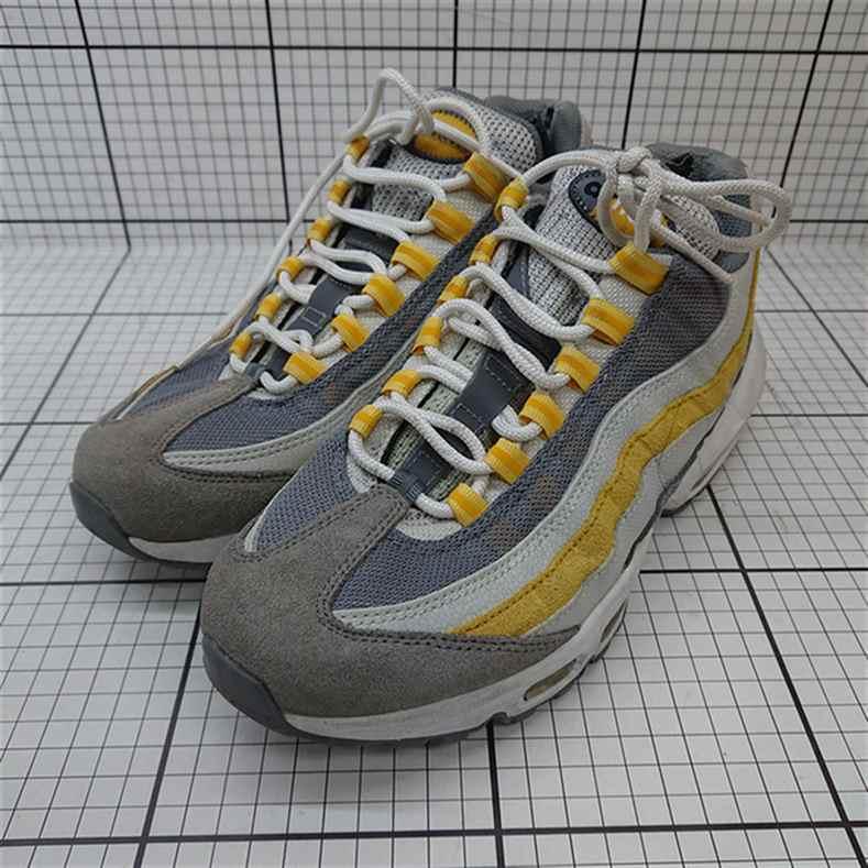  スニーカー グレー イエロー ◇ Θ ナイキ Nike エアマックス95 DM0011-010 グレー系 イエロー系