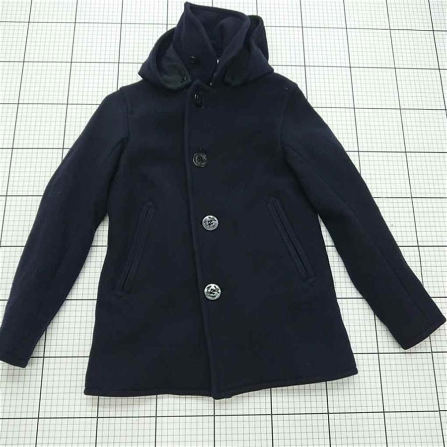 ◇ ⊇ オーシバル ORCIVAL ウールダッフルコート ネイビー系 0
