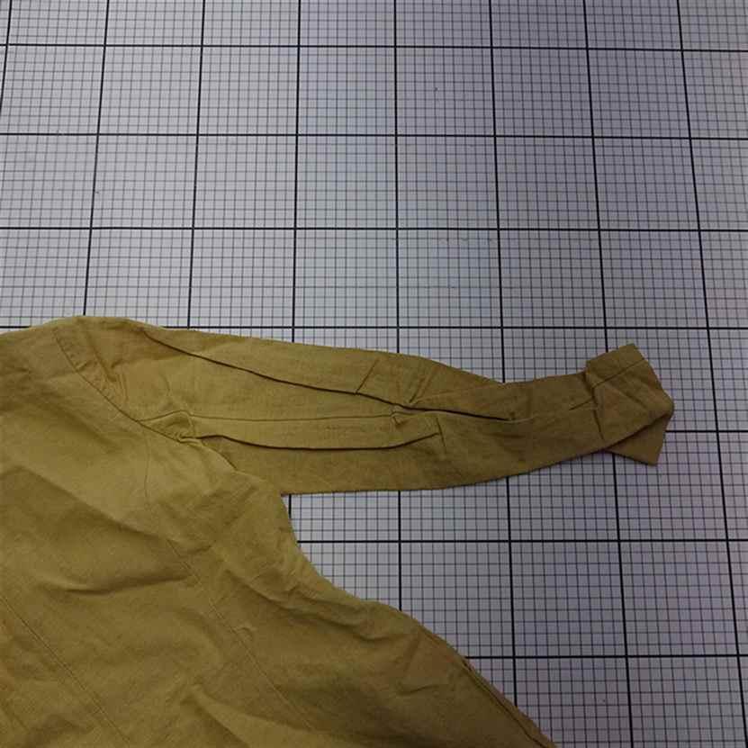 【美品】CRESCENT クレッシェント リネン混 ノーカラージャケット M ◇ ⊂ クレッセント CRESCENT リネン混ジャケット ベージュ系 Mサイズ