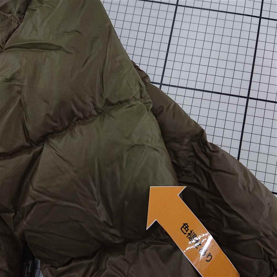 ◇ ⊇ デュベティカ DUVETICA ファー付ダウンジャケット 40 カーキ系 
