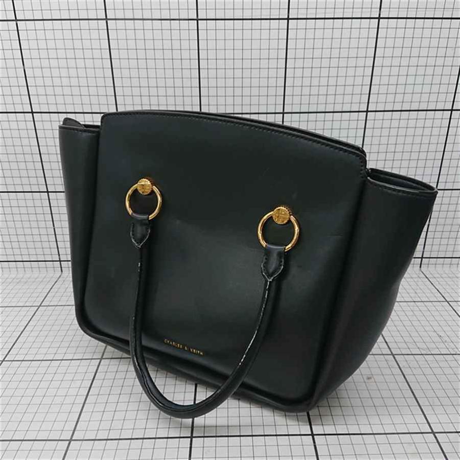 ◇ Θ チャールズ＆キース CHARLES & KEITH ブラック系 トートバッグ