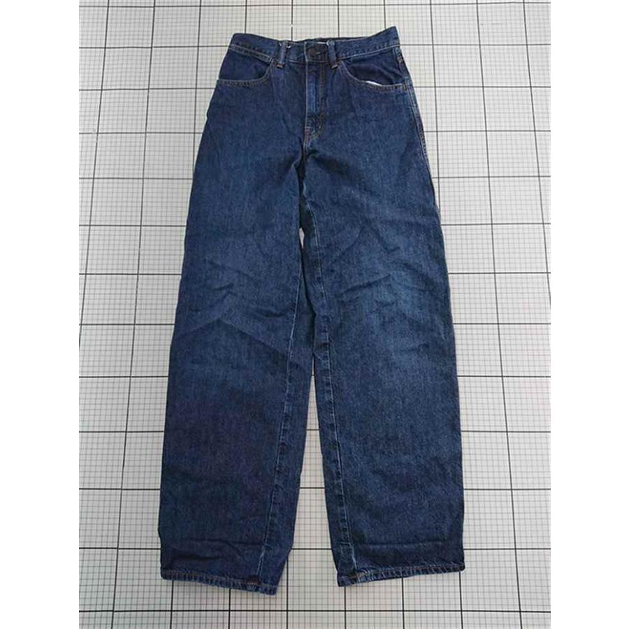 ◇ Θ ユニクロU UNIQLO U ワイドストレートジーンズ インディゴブルー