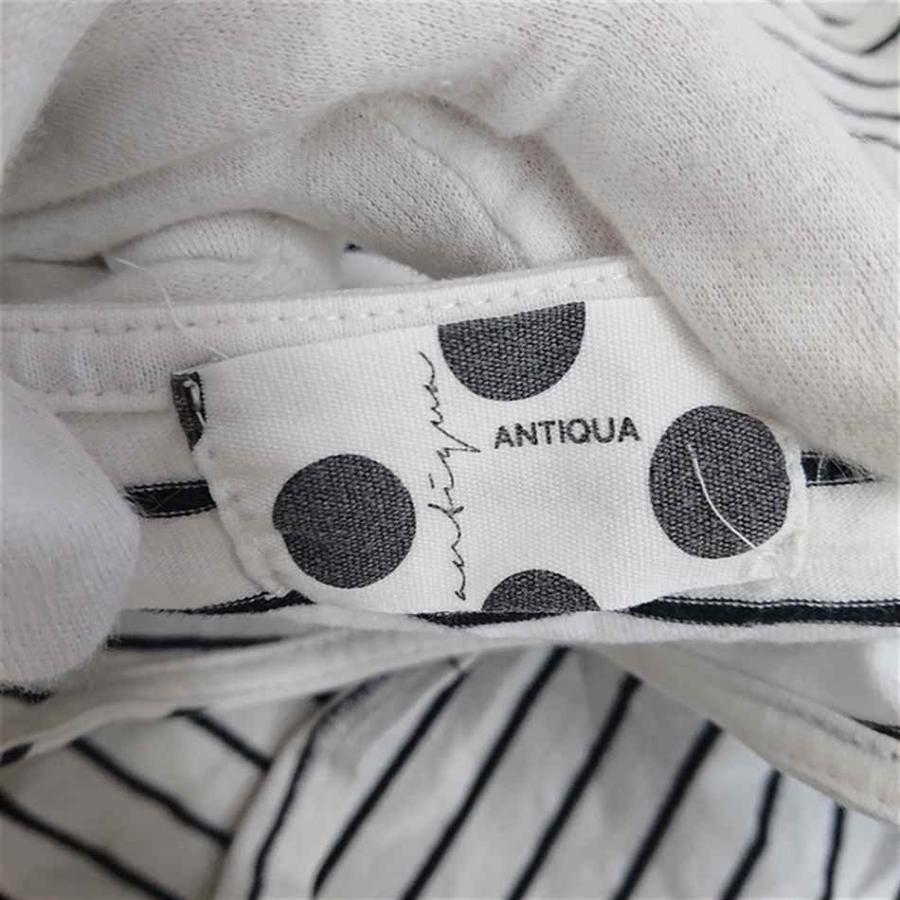 ◇ ⊂ アンティカ antiqua ボーダー柄コットントップス NA-00209