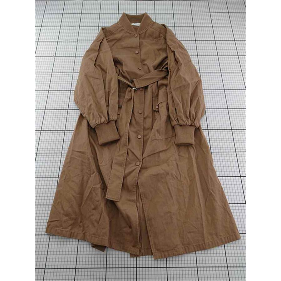 ◇ Θ スライ SLY 030DSZ30-3180 ベルト付きロングコート ベージュ系 