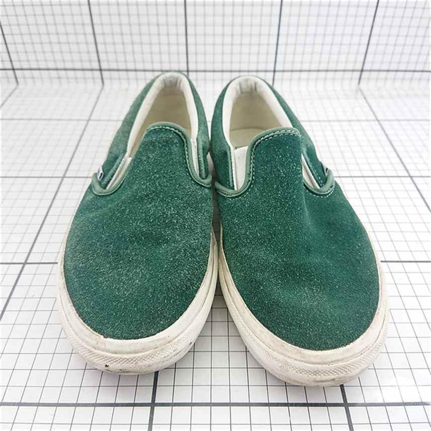 ◇ Θ バンズ VANS V98CF スエード スリッポン グリーン系 24cm