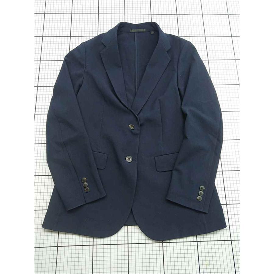 ◇ Θ ユニクロ UNIQLO テーラードジャケット ネイビー系 Mサイズ 