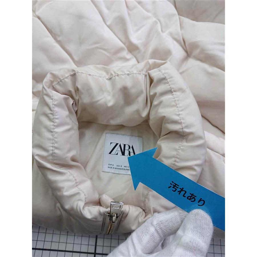 ◇ ⊇ ザラ ZARA ショート丈中綿ジャケット ベージュ系 Sサイズ 