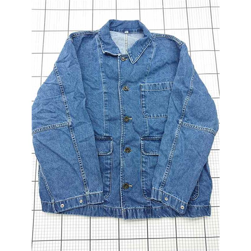 ◇ Θ ジーユー GU デニムカバーオールジャケット XLサイズ メンズ E