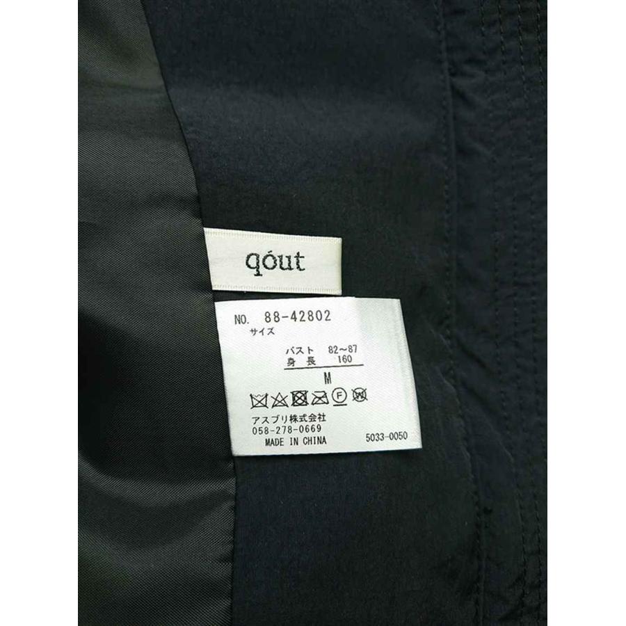 ◇ ⊇ qout コウト 88-42802 ダウンベスト ブラック系 レディース M 