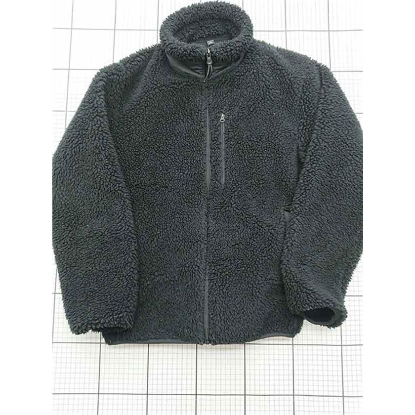 ◇ ⊇ ユニクロ UNIQLO ボアフリースフルジップジャケット ブラック系