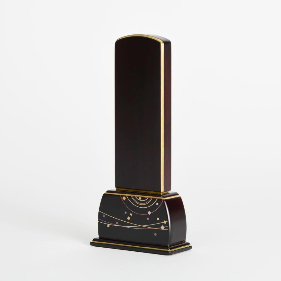 四季の舞 宙 3.5号 4号 4.5号 5号 モダン位牌 会津位牌 蒔絵位牌 紫檀  