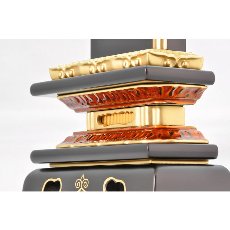 福和屋 会津塗位牌 純金面粉 勝美楼門 国産位牌 3寸 3.5寸 4寸 4.5寸 5