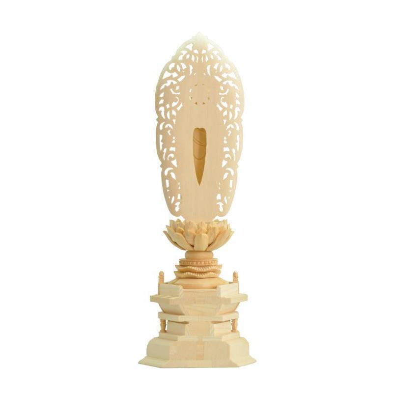 福和屋 仏像 浄土宗 時宗 阿弥陀如来 立像 桧木六角台座 舟型唐草光背