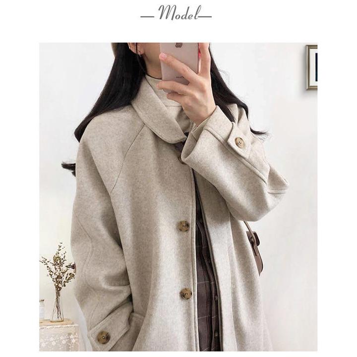 チェスターコート レディース アウターウエア ラシャコート ミディアム