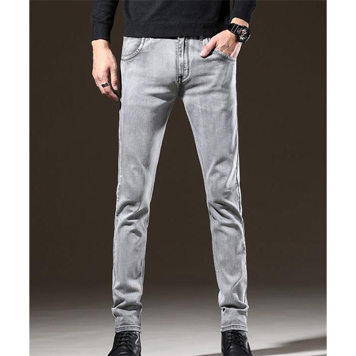 メンズデニムパンツ スキニー 無地 スキニージーンズ 伸縮 ウォッシュ