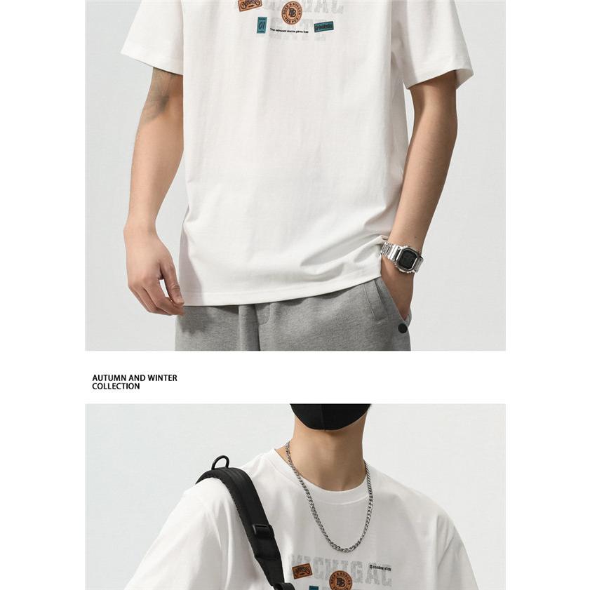 Tシャツ メンズ 半袖Tシャツ メンズ カットソー おしゃれ ティーシャツ ロゴT 文字 綿 トップス メンズファッション 男性用 サマー 夏｜fukuya-store｜14