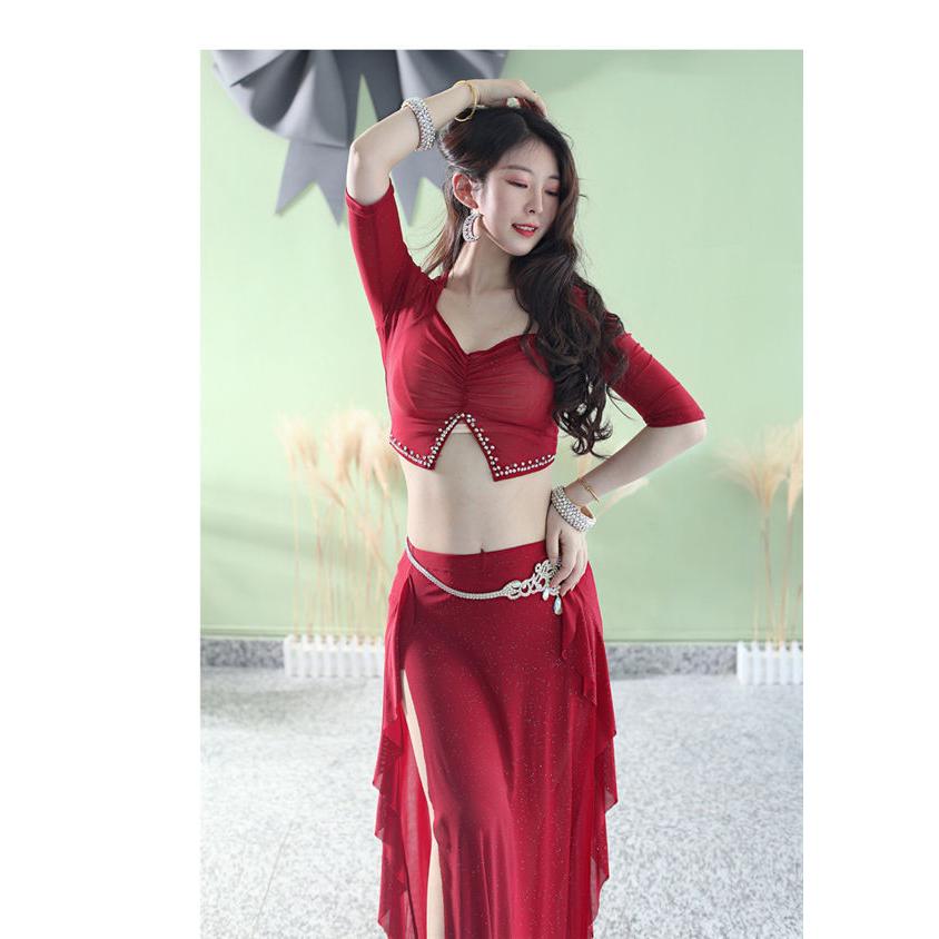 ベリーダンス トップス スカート ハロウィン コスプレ 仮装 パーティー 衣装 ダンス衣装 練習服 ドレス 送料無料 |  | 16