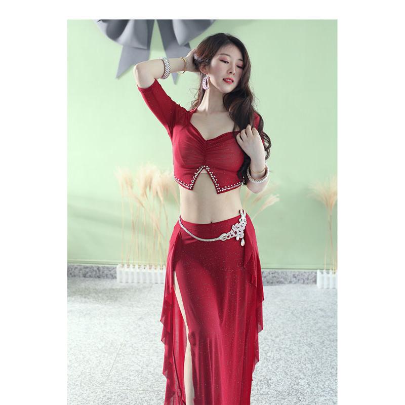 ベリーダンス トップス スカート ハロウィン コスプレ 仮装 パーティー 衣装 ダンス衣装 練習服 ドレス 送料無料 |  | 17