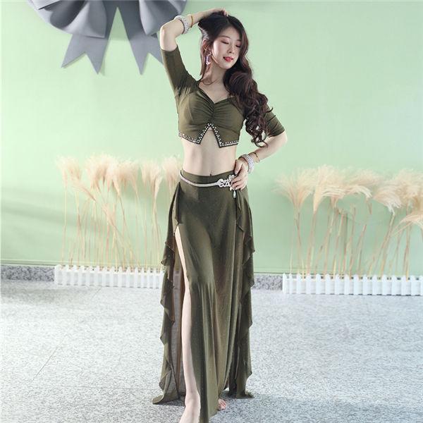 ベリーダンス トップス スカート ハロウィン コスプレ 仮装 パーティー 衣装 ダンス衣装 練習服 ドレス 送料無料 |  | 03