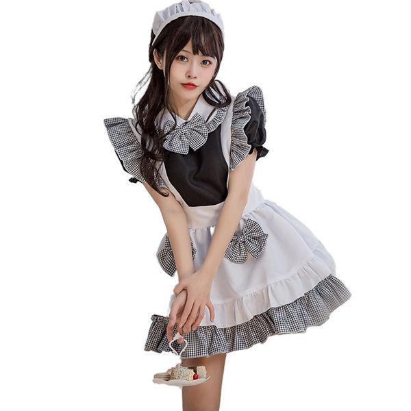 ハロウィン レディース コスプレ メイド服 正統派メイド キュート