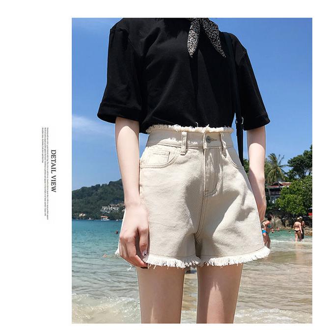 ショートパンツ レディース デニム ボトムス ゆったり デニム 短パン デニムショートパンツ 裾フリンジ 美脚 海 プール 春夏 Fvdunnv00 服屋123 通販 Yahoo ショッピング