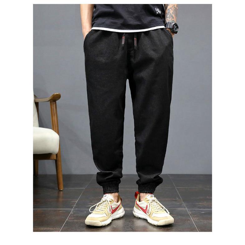 サルエルパンツ メンズ デニムパンツ 裾リブ 冬服 冬ズボン ストレッチパンツ 長ズボン ロング丈 ロングパンツ 太め ゆったり 秋冬 送料無料 Henlunku0055 服屋123 通販 Yahoo ショッピング