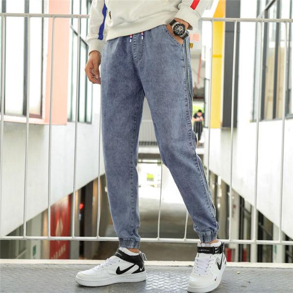 サルエルパンツ メンズ デニムパンツ ジョーカーパンツ グレーデニム シンプル 体型カバー ゆったり ジーンズ リブ加工 ゆったり 春夏 送料無料 Henlunku00 服屋123 通販 Yahoo ショッピング