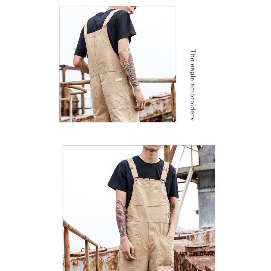 サロペット メンズ オーバーオール オールインワン つなぎ ロング