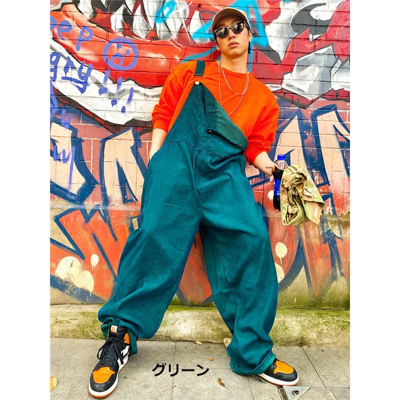 サロペット メンズ コーデュロイ つなぎ オールインワン パンツ 作業着 