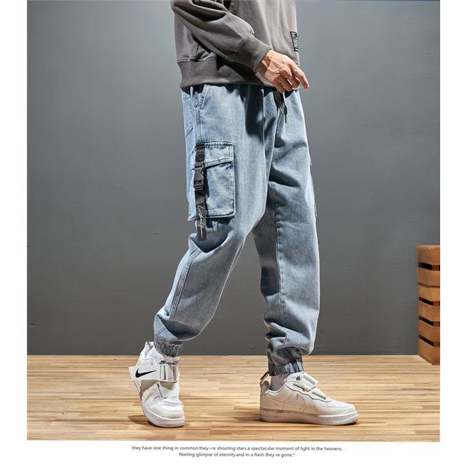 カーゴパンツ メンズ ファッション デニムジーンズ 大きいサイズ 8XL スウェットパンツ テーパードパンツ ゆったり お兄系 カコイイ 秋冬 送料無料｜fukuya-store｜09