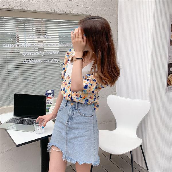 ブラウス レディース 花柄 夏 半袖 おしゃれ シャツ ファッション オフィス カジュアル 夏服 お洒落 大人 可愛い 40代 30代 代 送料無料 Kbvksp 服屋123 通販 Yahoo ショッピング