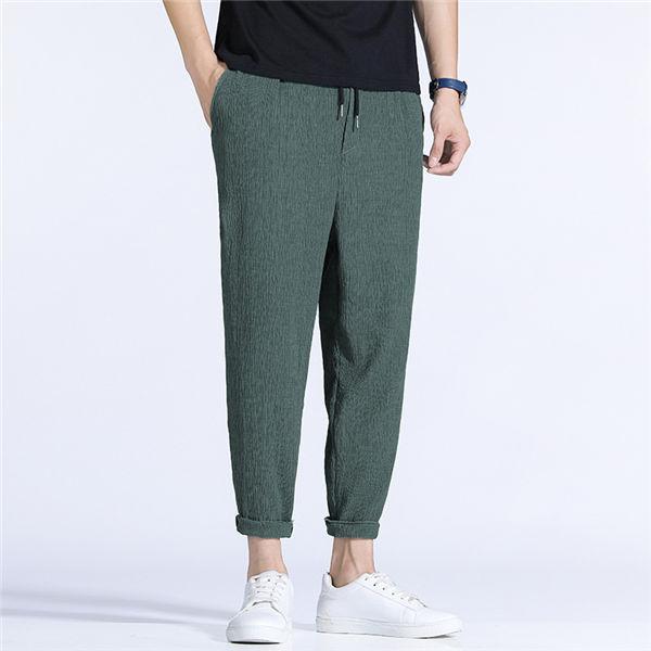 最高の品質 ボトムス パンツ サルエルパンツ メンズ 夏 9分丈 無地 サルエルパンツ メンズ 夏 9分丈 無地 カジュアル 涼しい 大きいサイズ イージーパンツ ゆったり 夏服 送料無料 Www Threeriversofs Com