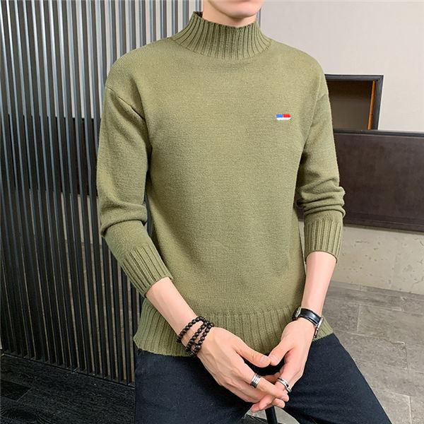 ニットセーター メンズ カットソー ニット あったか 保温 モックネック スリムニット インナー セーター 洗えるニット 韓国風 秋冬 送料無料 Maoyinen0044 服屋123 通販 Yahoo ショッピング