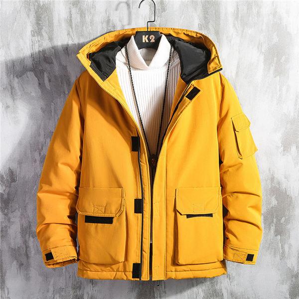 中綿ジャケット メンズ アウター 暖かい 防風防寒 厚手 フード付き オシャレ 大きいサイズ 軽量 4色 ブルゾン フード着 冬服 8周年記念イベントが