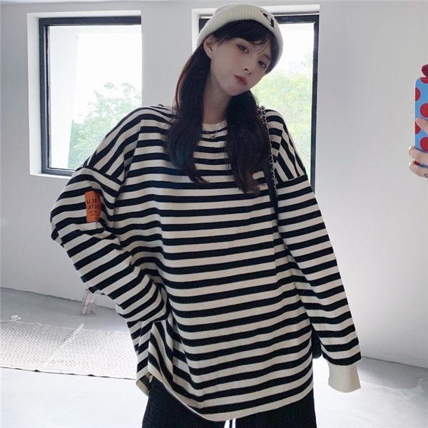 トレーナー レディース スポーツウェア 長袖 ストライプ柄 スウェット 長袖 可愛い トレーナー 春秋トレーナー スポーツ 韓国風 春秋 送料無料 Nswy 服屋123 通販 Yahoo ショッピング