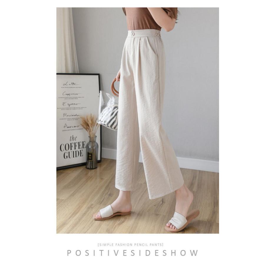 ガウチョパンツ レディース リネンパンツ サルエルパンツ