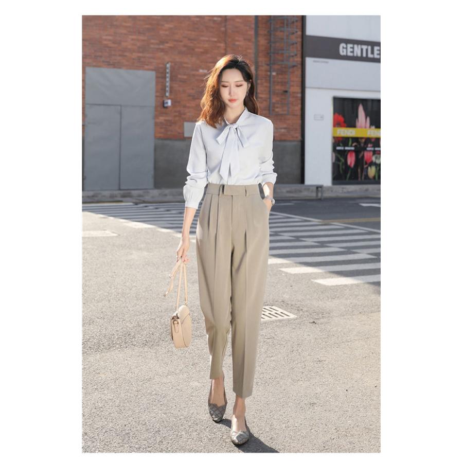 テーパードパンツ レディース ビジネススラックス ノータック